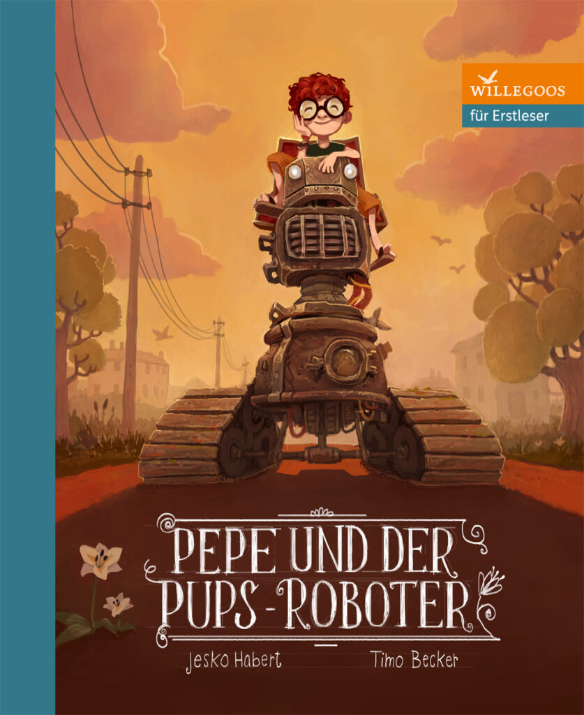 Buchcover: Pepe und der Pups-Roboter