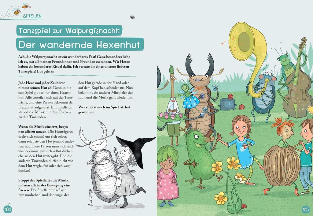 Basteln & Spielen mit Petronella Apfelmus – 99 zauberhafte Ideen für den Frühling und den Sommer - Der wandernde Hexenhut