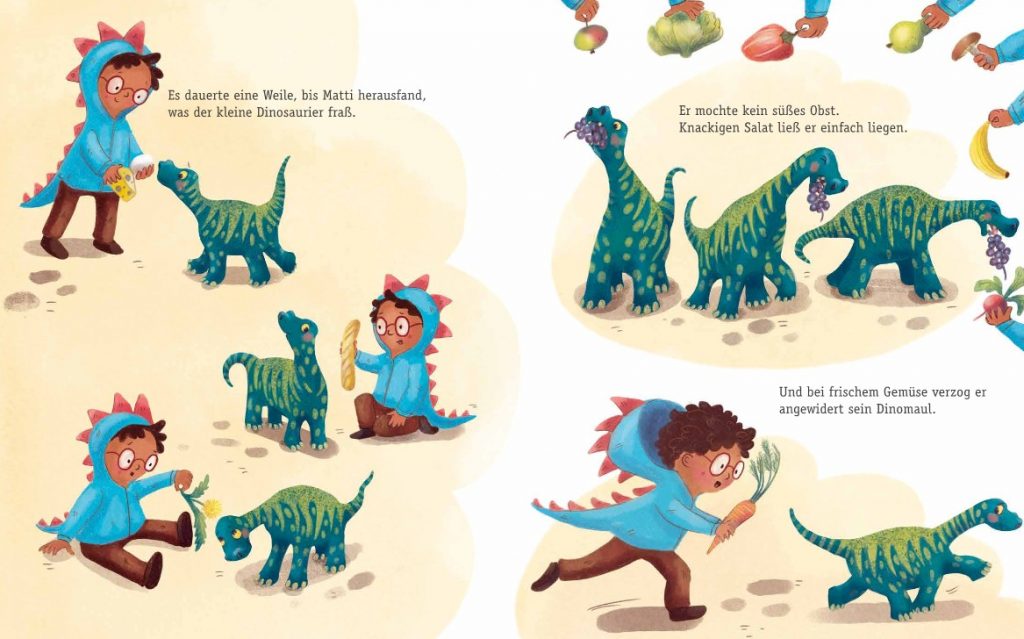 Der Recyclosaurus - Der Dino mag kein Obst oder Gemüse
