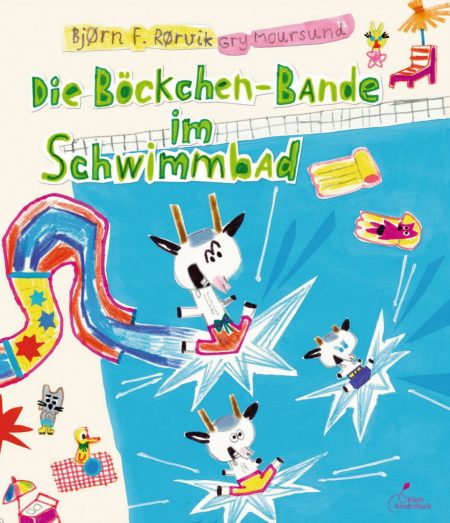 Buchcover: Die Böckchen-Bande im Schwimmbad