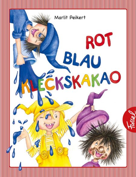 Buchcover: Rot Blau Kleckskakao