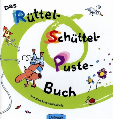 Buchcover: Das Rüttel-Schüttel-Puste-Buch von den Krickelkrakels
